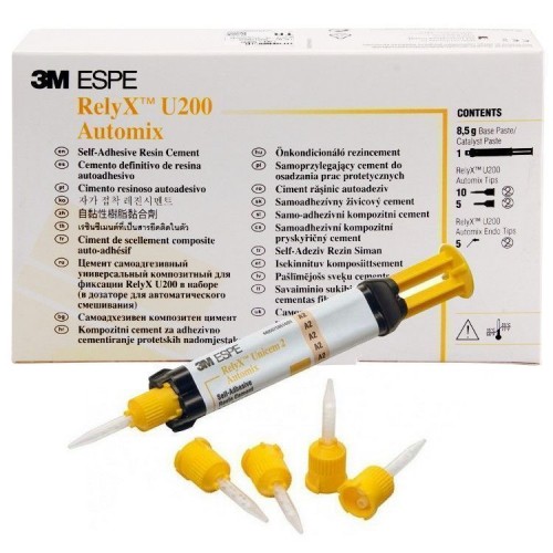 RelyX U200 Automix (РелайІкс Ю200) № 56895, Пак.: шпр.8.5г (A2) - Фіксуючий цемент, композитний (Solventum (3M)/Солвентум (ЗМ))