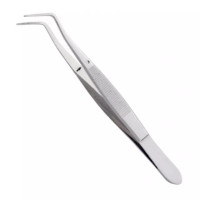 Пінцет вигнутий Maryam Tweezers № DE-413, 1шт довжина= 150 мм (ASIM/Азім)