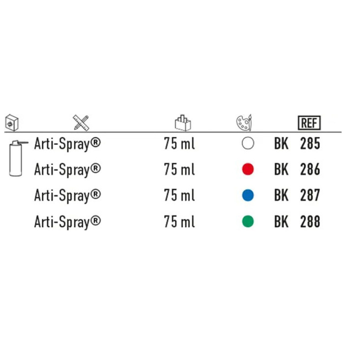 Артикуляційний спрей Arti-Spray № BK286, флак. 75мл колір: червоний (Bausch/Бауш)