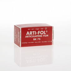 Артикуляційна фольга, двобічний Arti-Fol № BK75, 1шт форма: стрічка; товщ.= 8 мкм; довжина= 15 м; шир.= 75 мм; колір: червоний (Bausch/Бауш)