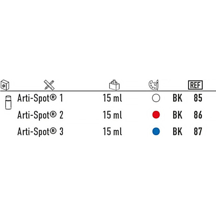 Артикуляційна рідина Arti-Spot 2 № BK86, флак. 15мл колір: червоний (Bausch/Бауш)
