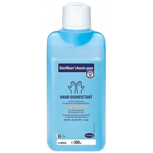Sterillium classic pure, флак. 500мл - Дезрозчин для обробки шкіри (спирт) (Bode Chemie/Боде Хемі)