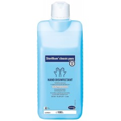 Sterillium classic pure, флак. 1л - Дезрозчин для обробки шкіри (спирт) (Bode Chemie/Боде Хемі) Sterillium classic pure, флак. 1л - Дезрозчин для обробки шкіри (спирт) (Bode Chemie/Боде Хемі)