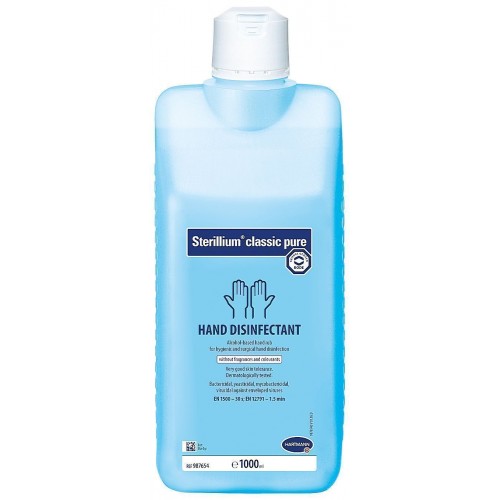 Sterillium classic pure, флак. 1л - Дезрозчин для обробки шкіри (спирт) (Bode Chemie/Боде Хемі)