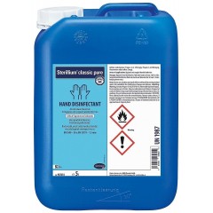 Sterillium classic pure, флак. 5л - Дезрозчин для обробки шкіри (спирт) (Bode Chemie/Боде Хемі) Sterillium classic pure, флак. 5л - Дезрозчин для обробки шкіри (спирт) (Bode Chemie/Боде Хемі)