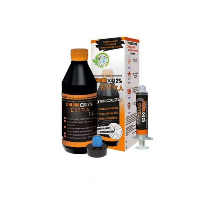 Chloraxid 5.25% EXTRA (Хлораксид 5.25% Екстра), флак. 200мл - Гіпохлорит натрію (гіпохлориту натрію 5.25%) (Cerkamed/Церкамед)