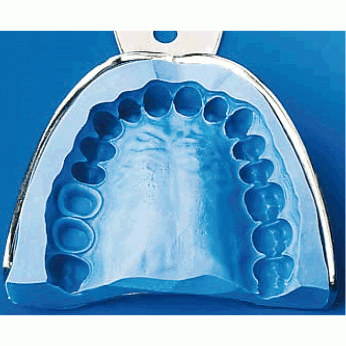 Silagum Putty (Сілагам Патті), Пак.: 2 х банка 262мл колір: блакитний (+дві ложки) - Відбиткова маса (VPS, A-силікон), база, дуже висока в'язкість (тип 0) (DMG/Ді-Ем-Джі)