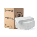 Нагрудники для пацієнтів двошарові PLUSS № TD0851 BIANCO-00, 500шт/пак розм.= 33х45 см; колір: білий (Dental Market/Дентал Маркет)
