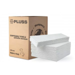 Нагрудники для пацієнтів тришарові PLUSS № TD0850 BIANCO-00, 500шт/пак розм.= 33х45 см; колір: білий (Dental Market/Дентал Маркет)