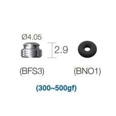 Матриця O-ring кулькова опора SlimLine (SlimOneBody) (СлімЛайн (СлімВанБоді)) № BPF3, 1шт діам.= 4.05 мм; вис.= 2.9 мм (Dentium/Дентіум)