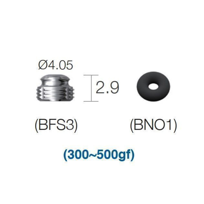 Матриця O-ring кулькова опора SlimLine (SlimOneBody) (СлімЛайн (СлімВанБоді)) № BPF3, 1шт діам.= 4.05 мм; вис.= 2.9 мм (Dentium/Дентіум)