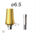 Обточуваний абатмент SuperLine (СуперЛайн) № DAB65158HL, 1шт з шестигранником; вис.= 12.0 мм; діам.= 6.50 мм; вис.ясен.= 1.5 мм (+фікс.гвинт ASC2045) (Dentium/Дентіум)