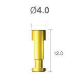 Аналог імплантата SuperLine (СуперЛайн) № DAN34, 1шт діам.= 4.00 мм; вис.= 12.0 мм (Dentium/Дентіум)