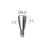 Формувач ясен SuperLine (СуперЛайн) № HAB402035L, 1шт діам.= 4.00 мм; вис.ясен.= 2.0 мм; вис.= 3.5 мм (Dentium/Дентіум)