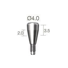 Формувач ясен SuperLine (СуперЛайн) № HAB402035L, 1шт діам.= 4.00 мм; вис.ясен.= 2.0 мм; вис.= 3.5 мм (Dentium/Дентіум)