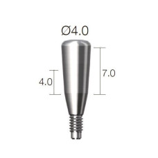 Формувач ясен SuperLine (СуперЛайн) № HAB404070L, 1шт діам.= 4.00 мм; вис.ясен.= 4.0 мм; вис.= 7.0 мм (Dentium/Дентіум)