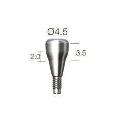 Формувач ясен SuperLine (СуперЛайн) № HAB452035L, 1шт діам.= 4.50 мм; вис.ясен.= 2.0 мм; вис.= 3.5 мм (Dentium/Дентіум)