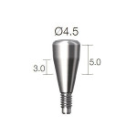 Формувач ясен SuperLine (СуперЛайн) № HAB453050L, 1шт діам.= 4.50 мм; вис.ясен.= 3.0 мм; вис.= 5.0 мм (Dentium/Дентіум)