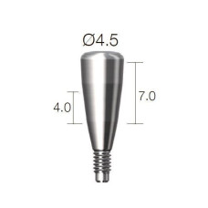 Формувач ясен SuperLine (СуперЛайн) № HAB454070L, 1шт діам.= 4.50 мм; вис.ясен.= 4.0 мм; вис.= 7.0 мм (Dentium/Дентіум)