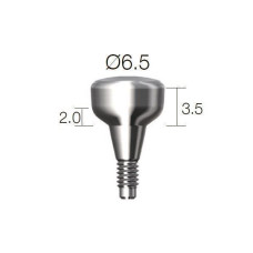 Формувач ясен SuperLine (СуперЛайн) № HAB652035L, 1шт діам.= 6.50 мм; вис.ясен.= 2.0 мм; вис.= 3.5 мм (Dentium/Дентіум)