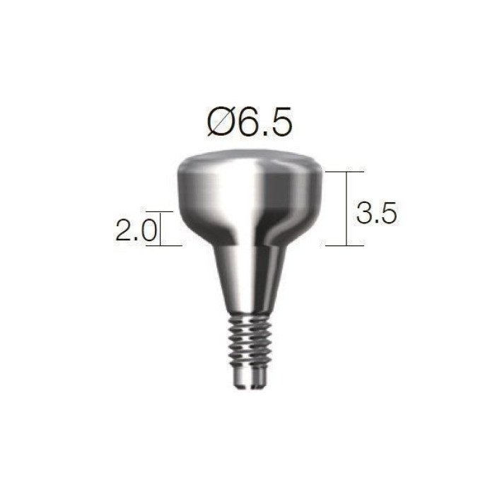 Формувач ясен SuperLine (СуперЛайн) № HAB652035L, 1шт діам.= 6.50 мм; вис.ясен.= 2.0 мм; вис.= 3.5 мм (Dentium/Дентіум)