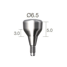 Формувач ясен SuperLine (СуперЛайн) № HAB653050L, 1шт діам.= 6.50 мм; вис.ясен.= 3.0 мм; вис.= 5.0 мм (Dentium/Дентіум)