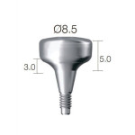 Формувач ясен SuperLine (СуперЛайн) № HAB853050L, 1шт діам.= 8.50 мм; вис.ясен.= 3.0 мм; вис.= 5.0 мм (Dentium/Дентіум)