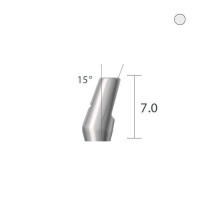 Кутовий кульковий абатмент кулькова опора 15 град. SlimLine (SlimOneBody) (СлімЛайн (СлімВанБоді)) № IBA153420, 1шт вис.= 7.0 мм; вис.ясен.= 2.0 мм (Dentium/Дентіум)