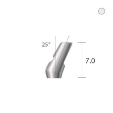 Кутовий кульковий абатмент кулькова опора 25 град. SlimLine (SlimOneBody) (СлімЛайн (СлімВанБоді)) № IBA253420, 1шт вис.= 7.0 мм; вис.ясен.= 2.0 мм (Dentium/Дентіум)