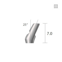 Кутовий абатмент 4-х гранна опора 25 град. SlimLine (SlimOneBody) (СлімЛайн (СлімВанБоді)) № IUA253720, 1шт вис.= 7.0 мм; вис.ясен.= 2.0 мм (Dentium/Дентіум)