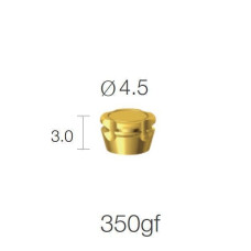Магнітний аттачмент SuperLine (СуперЛайн) № MGT4530L, 1шт вис.= 3.0 мм; діам.= 4.50 мм (Dentium/Дентіум)