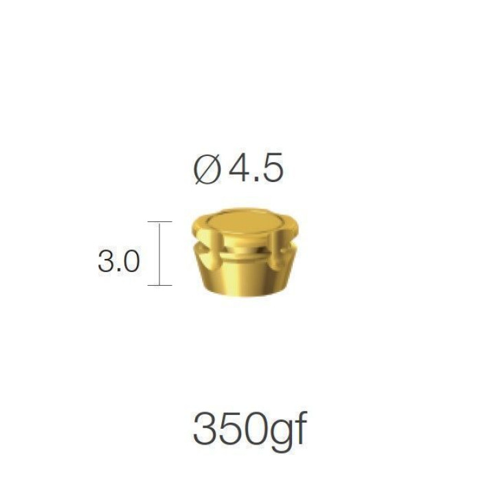 Магнітний аттачмент SuperLine (СуперЛайн) № MGT4530L, 1шт вис.= 3.0 мм; діам.= 4.50 мм (Dentium/Дентіум)