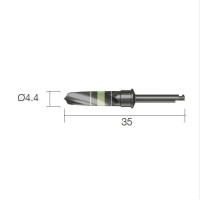 Фреза хірургічна, кісткова пастка, під КН Harvest Drill № XFH4835, 1шт діам.= 4.40 мм; довжина= 35 мм (Dentium/Дентіум)