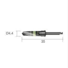 Фреза хірургічна, кісткова пастка, під КН Harvest Drill № XFH4835, 1шт діам.= 4.40 мм; довжина= 35 мм (Dentium/Дентіум)