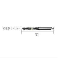 Фреза хірургічна, початкова, під КН Lindemann № XLD2631, 1шт діам.= 2.60 мм; довжина= 31 мм (Dentium/Дентіум)