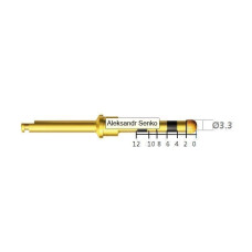 Фреза хірургічна, для закритого синуса, під КН DASK (ДАСК) № XRT332035, 1шт форма: гриб; діам.= 3.30 мм (Dentium/Дентіум)