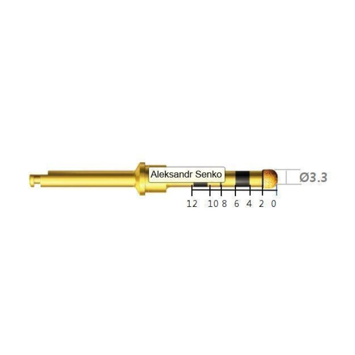 Фреза хірургічна, для закритого синуса, під КН DASK (ДАСК) № XRT332035, 1шт форма: гриб; діам.= 3.30 мм (Dentium/Дентіум)
