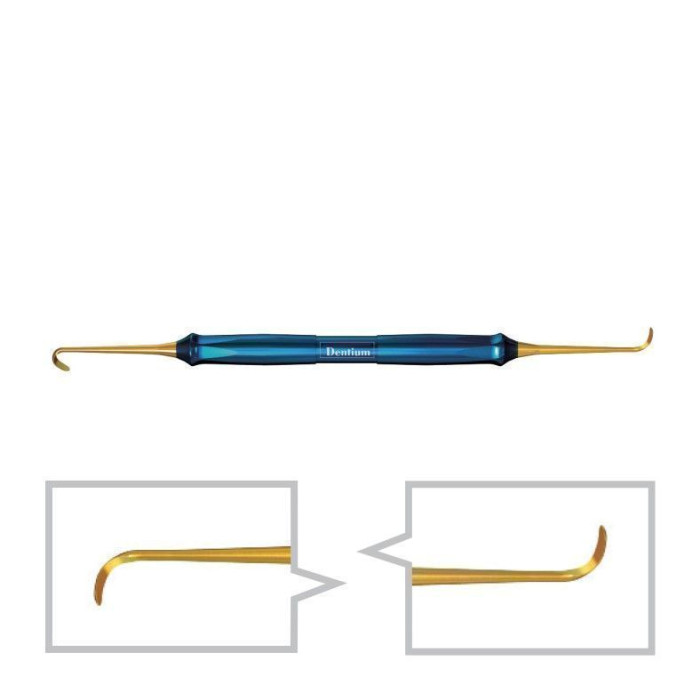 Кюрета DASK (ДАСК) № XSE3L, 1шт форма: середня (Dentium/Дентіум)