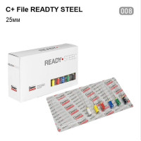 C+File ReadySteel (Сі+ Файл Редістіл), 6шт/пак довж.=25 мм; № 08 - Каналорозширювачі, ручні (Dentsply Maillefer/Дентсплай Майлліфер)