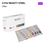 H-File ReadySteel (Н-Файл РедіСтіл), 6шт/пак довж.=25 мм; № 10 - Каналорозширювачі, ручні (Dentsply Maillefer/Дентсплай Майлліфер)