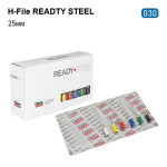 H-File ReadySteel (Н-Файл РедіСтіл), 6шт/пак довж.=25 мм; № 30 - Каналорозширювачі, ручні (Dentsply Maillefer/Дентсплай Майлліфер)