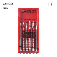 Largo (Ларго), 6шт/пак довж.=32 мм; № 4 - Розгортки кореневі, машинні (Dentsply Maillefer/Дентсплай Майлліфер)
