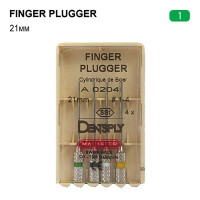 Finger Plugger (Фінгер Плагер), 4шт/пак довж.=21 мм; № 1 - Конденсатори гутаперчі, ручні (Dentsply Maillefer/Дентсплай Майлліфер)