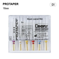 Protaper  (Протейпер), 6шт/пак довж.=16 мм; № D1 - Каналорозширювачі, машинні (Dentsply Maillefer/Дентсплай Майлліфер)