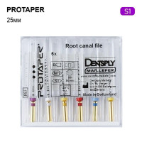 Protaper  (Протейпер), 6шт/пак довж.=25 мм; № S1 - Каналорозширювачі, машинні (Dentsply Maillefer/Дентсплай Майлліфер)