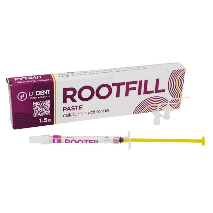 Rootfill  (Рутфіл), шпр.1.5г - Гідроксид кальцієва паста (гідроксид кальцію) (Дідент)