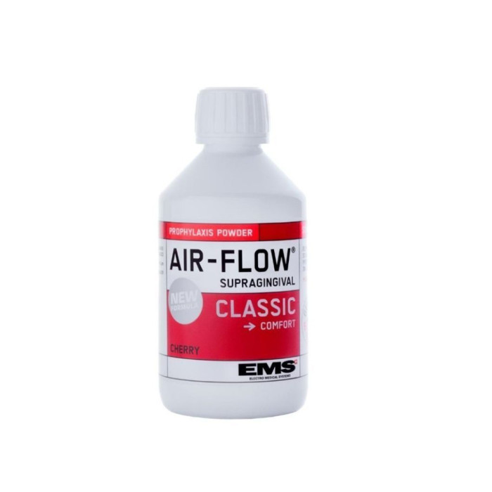 Порошок для профчищення (бікарбонат натрію) Air-Flow Classic Comfort, флак. 300г абраз.= 40 мкм; смак: вишня (EMS/І-Ем-Ес)