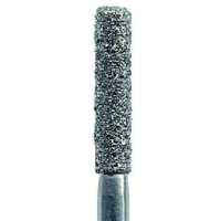 Бор діамантовий, під ТН № SG 837KR.012, 1шт циліндр заокруглений; діам.= 1.20 мм; роб.довж.= 8.0 мм; 181 мкм (чорний); (L=19 мм) (Edenta/Едента)