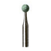 Камінь абразивний під ТН Abrasives (Абразівс) № GF601.030FG, 1шт кулька; діам.= 3.00 мм; роб.част.= 3.0 мм; Medium (середня/білий) (Edenta/Едента)