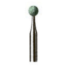 Камінь абразивний під ТН Abrasives (Абразівс) № GF601.030FG, 1шт кулька; діам.= 3.00 мм; роб.част.= 3.0 мм; Medium (середня/білий) (Edenta/Едента)